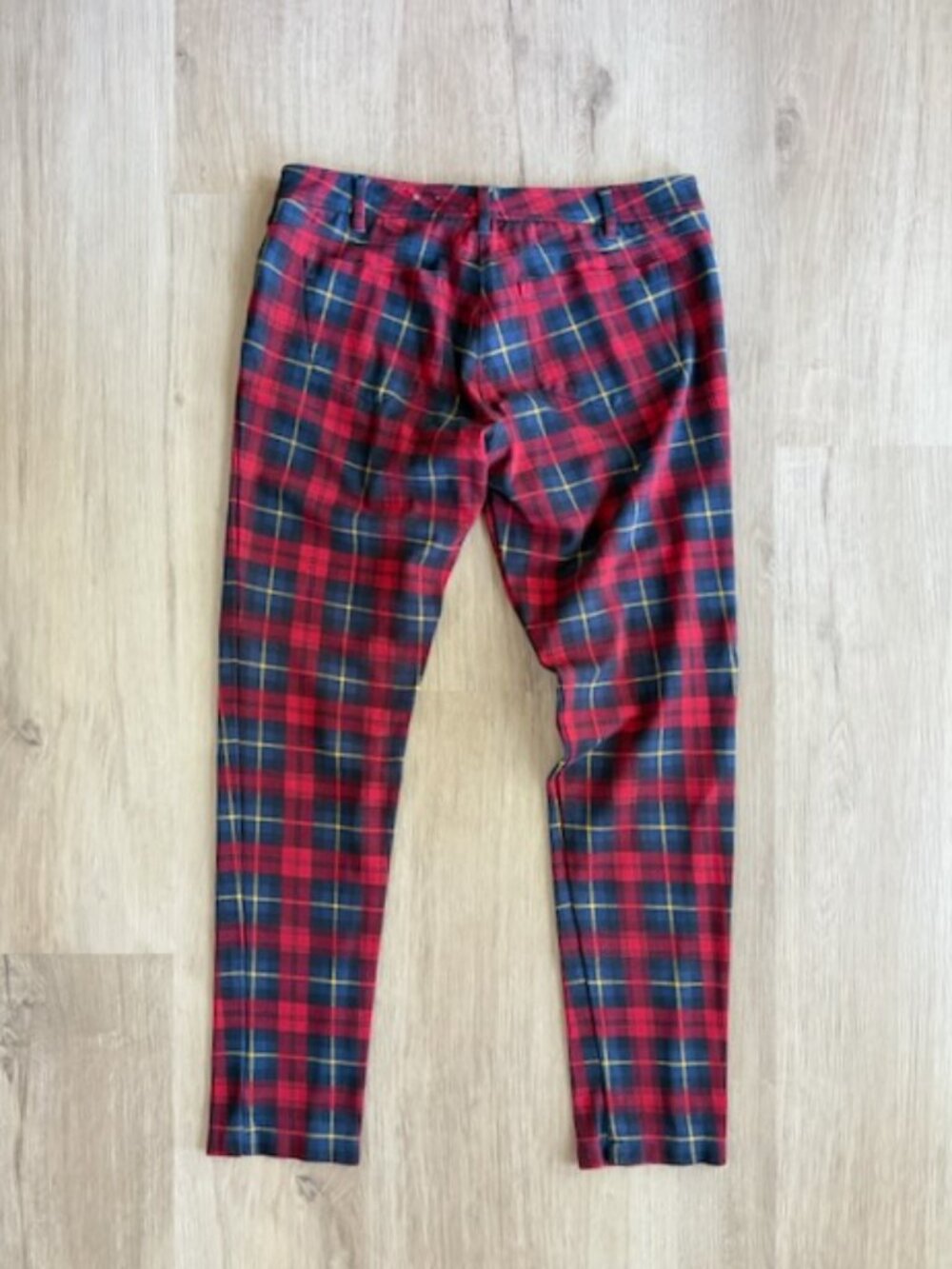 J.McLaughlin Sz 6 Tartan Plaid Stretch Pants
